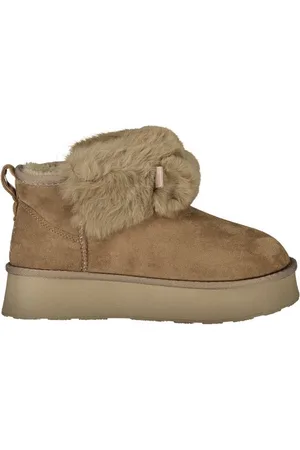 Laura Biagiotti Stiefelette Damenstiefel Braun mit Fell - Elegante - Verkäufer: Redeve