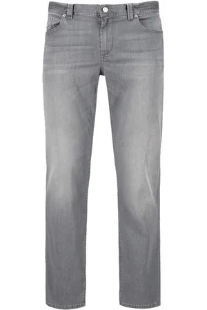 Alberto 5-Pocket-Jeans Jeans Pipe sommerliche Qualität - light grey (1-tlg) - Verkäufer: Mack Mode