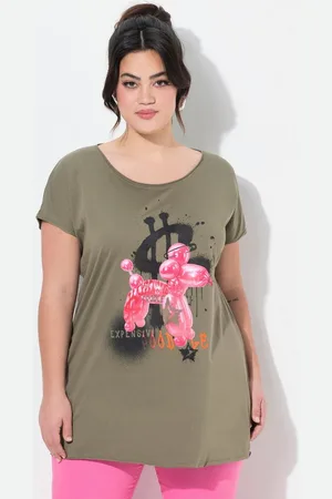 Angel of Style T-Shirt T-Shirt Komfort Fit Dollar/Hunde Motiv - Verkäufer: Popken Fashion Group
