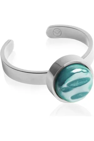 ALEXASCHA Fingerring Verstellbarer Ring mit Stein • 8mm - Verkäufer: