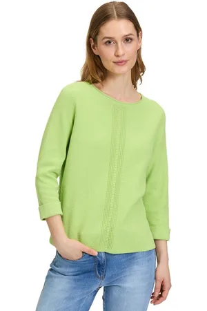 Betty Barclay Strickpullover Feinstrickpullover mit Strickdetails (1-tlg) Struktur