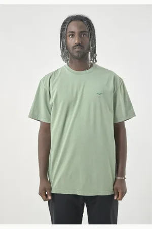 Cleptomanicx T-Shirt Boxy Tee Ligull Washed mit lockerem Schnitt