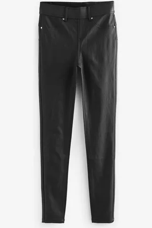 Next Jeansleggings Figurformende, beschichtete Leggings, Elastikbund (1-tlg) - Verkäufer: Germany GmbH