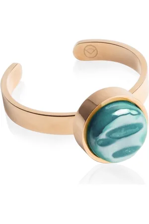 ALEXASCHA Fingerring Verstellbarer Ring mit Stein • 8mm - Verkäufer: