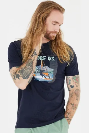 Cruz Funktionsshirt Desmond mit hippem Print und reiner Baumwollqualität