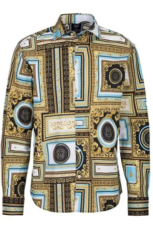 19V69 Italia Langarmhemd - by VERSACE - AOP SHIRT - RICKY BAROQUE - Verkäufer: Schneider Fashion Store