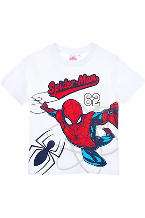 SPIDERMAN T-Shirt Marvel Jungen Jersey Kurzarmshirt aus Baumwolle Gr. 98 - 128 cm - Verkäufer: Starkids Licensed Brands and more