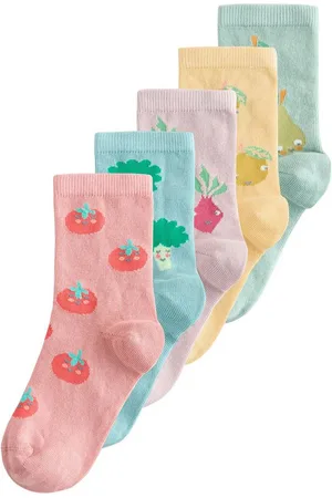 Next Kurzsocken 5er-Pack Socken mit Baumwolle, Obst und Gemüse (5-Paar) - Verkäufer: Germany GmbH