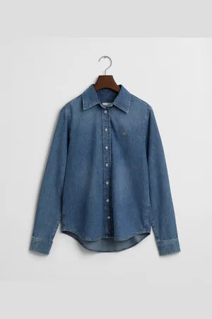 GANT Kurzarmhemd REG DENIM SHIRT - Verkäufer: Robert Ley Damen & Herrenmoden GmbH & Co KG