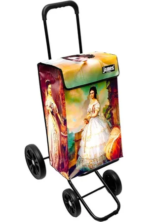 JAMES Einkaufstrolley SISSI - stabiler Einkaufswagen mit individuellem Design, Handmade in Austria - Einkaufsbegleiter mit viel Stauraum - trägt 40kg - Verkäufer: Warenhaus 23