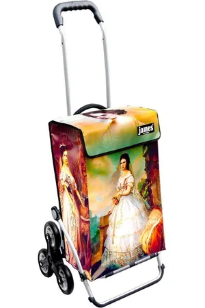 JAMES Einkaufstrolley SISSI - stabiler Einkaufswagen mit individuellem Design, Handmade in Austria - Einkaufsbegleiter mit viel Stauraum - trägt 40kg - Verkäufer: Warenhaus 23