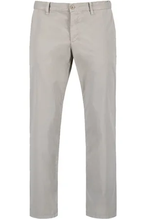 Alberto Chinohose Chino Lou light cotton - light grey (1-tlg) - Verkäufer: Mack Mode