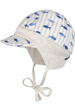 maximo Schirmmütze BABY BOY-Schildmütze Jerseybund, Bindeband - Verkäufer: Strickmoden Bruno Barthel - & CAPO