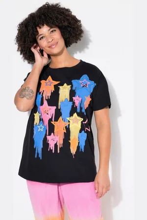 Angel of Style T-Shirt T-Shirt Boxy Fit Sternen-Druck - Verkäufer: Popken Fashion Group