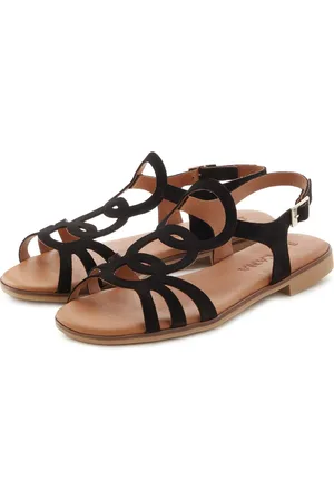 Lascana Sommerschuh Sandale aus hochwertigem Leder, Sandalette, Sommerschuh