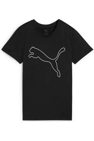 PUMA Trainingsshirt W TAD ESSENTIAL HEATHER LOGO TEE