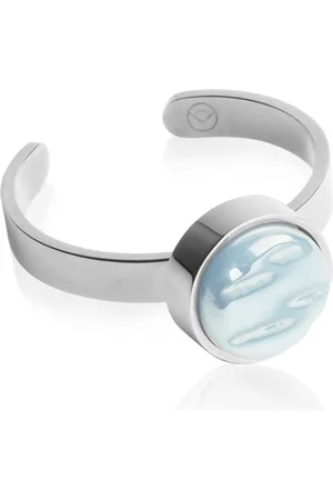 ALEXASCHA Fingerring Verstellbarer Ring mit Stein • 8mm - Verkäufer: