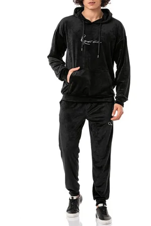 Redbridge Jogginganzug - Velours-Sweatset mit Kapuze - Zweiteiler in Samt-Optik (2-tlg) - Verkäufer: ChillDeal