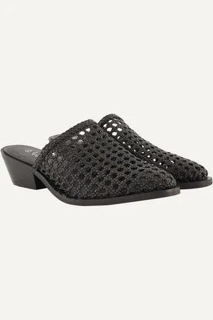 Ulla Popken Leder-Mules Flechtoptik Nappaleder Weite H Pumps - Verkäufer: Popken Fashion Group
