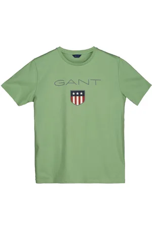 GANT T-Shirt Jungen T-Shirt 1er Pack Baumwolle Shield Logo (Packung, 1er Pack) - Verkäufer: Yourfashionplace