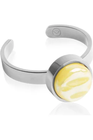ALEXASCHA Fingerring Verstellbarer Ring mit Stein • 8mm - Verkäufer: