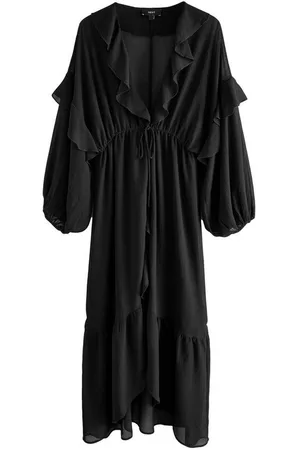 Next Strandshirt Transparenter, gerüschter Maxi-Überwurf (1-tlg) - Verkäufer: Germany GmbH
