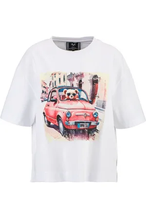 19V69 Italia T-Shirt PETONIA 506 Oversize mit großem Teddyprint - Verkäufer: Marco GmbH