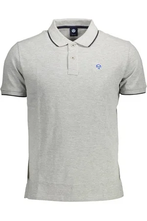 North Sails Poloshirt Graues Herren-Poloshirt aus Naturfasern mit - Verkäufer: Redeve