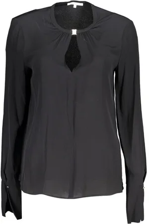 Patrizia Pepe Blusenshirt Elegante Damenbluse Schwarz – Lange Ärmel - Verkäufer: Redeve