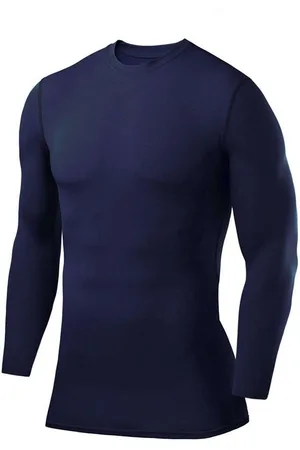TCA Funktionsshirt PowerLayer Kompressions Shirt Jungen, Dunkelblau, 6-8 Jahre (1-tlg) - Verkäufer: SellerX Commerce