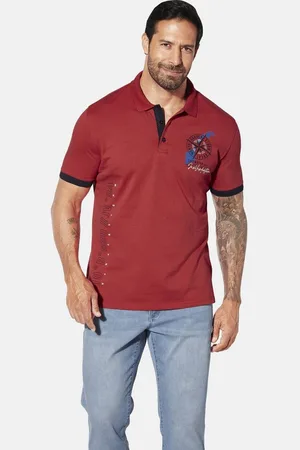 Jan Vanderstorm Poloshirt ARKHOLM mit seitlichen Schlitzen - Verkäufer: VANDERSTORM VENTURES