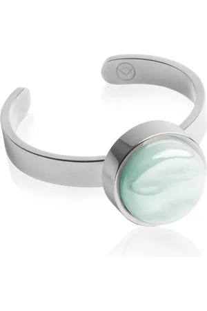 ALEXASCHA Fingerring Verstellbarer Ring mit Stein • 8mm - Verkäufer: