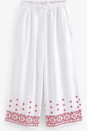 Next Culotte Bestickte Culotte aus Leinengemisch (1-tlg) - Verkäufer: Germany GmbH