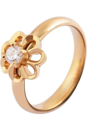 Akzent Fingerring Minou aus Edelstahl, floraler Ringkopf, Gr. 52-60 (Einzeln), Damen Ring - Verkäufer: Shaghafi GmbH
