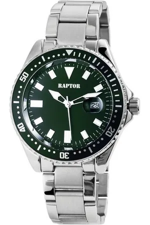 Raptor Quarzuhr Serious mit Edelstahlarmband, Datumsanzeige, Mineralglas - Verkäufer: Shaghafi GmbH