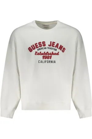 Guess Sweatshirt Trendiges weißes Herren-Sweatshirt - Oversize - Verkäufer: Redeve