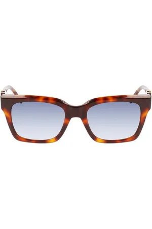 Liu Jo Sonnenbrille Damen-Sonnenbrille Braun: Rechteckige Gläser, Acetat, Blau, 52mm - Verkäufer: Redeve