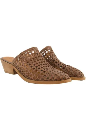 Ulla Popken Leder-Mules Flechtoptik Nappaleder Weite H Pumps - Verkäufer: Popken Fashion Group