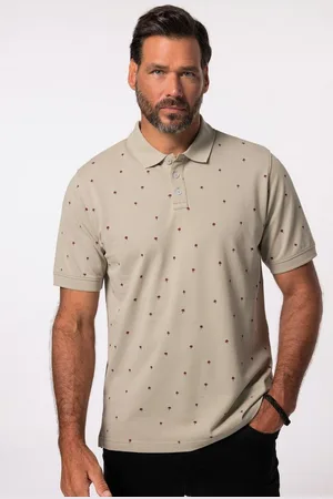 JP 1880 Poloshirt Poloshirt Halbarm Piqué Minimal Print - Verkäufer: Popken Fashion Group
