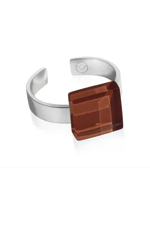 ALEXASCHA Fingerring Kleiner Ring mit Stein 10mm • größenverstellbar - Verkäufer: