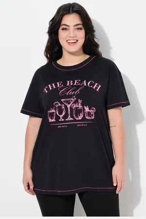 Angel of Style T-Shirt T-Shirt Boxy Fit Cocktails Halbarm - Verkäufer: Popken Fashion Group