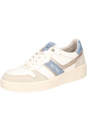Mustang Sneaker, Retro Sneaker, Schnürschuh in schöner Farbkombination