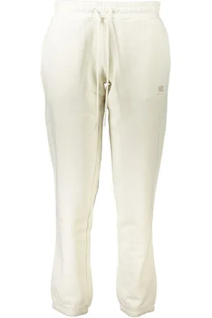 Napapijri 5-Pocket-Hose Damen Sporthose Weiß: Regular Fit, Fleece, Taschen & Elastikbund - Verkäufer: Redeve