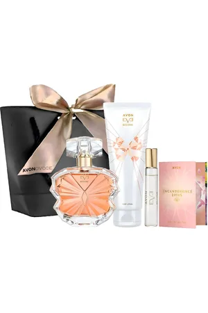 Avon Eau de Parfum EVE BECOME Set mit Parfum 50ml, Spray 10ml, Körpercreme 125ml, 5-tlg., Frischer Blumenduft im praktischen Set für Damen - Verkäufer: Cultzen