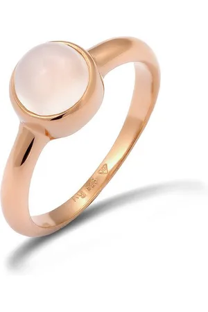 Elli Fingerring Solitär Edelstein Mondstein Pastell 925 Silber - Verkäufer: JULIE & GRACE GmbH