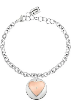 La Petite Story Armband Bicolor bracelet with heart decoration LPS05APY04 - Verkäufer: Parfümerie Wilhelm Haas