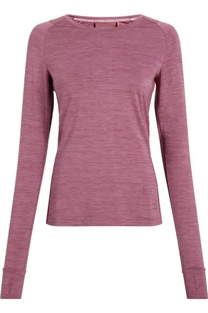 energetics Langarmshirt Da.-Langarmshirt Evii L/S W MELANGE/RED WINE/VIO - Verkäufer: Sportmarkt MG