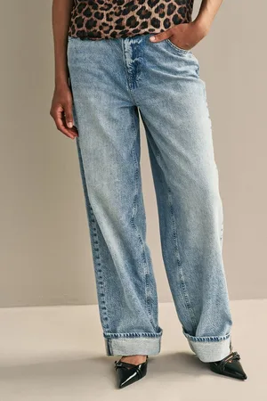 Next Relax-fit-Jeans Umgeschlagene Baggy-Jeans (1-tlg) - Verkäufer: Germany GmbH