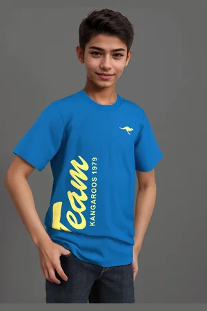 KangaROOS T-Shirt TEAM-Print, mit Logo-Print für Jungen