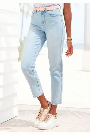 Lascana Ankle-Jeans mit Stretchanteil, elastische Jeans in gerader Passform
